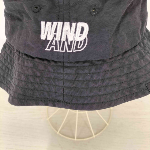 ウィンダンシー WIND AND SEA ロゴ刺繍ナイロンハット メンズ