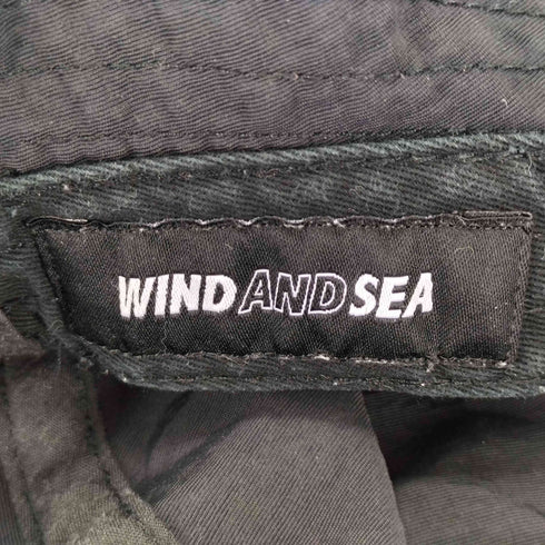 ウィンダンシー WIND AND SEA ロゴ刺繍ナイロンハット メンズ