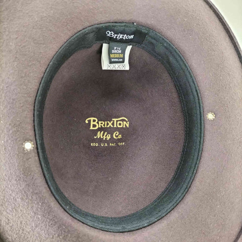 ブリクストン Brixton ウール100% 中折れフェルトハット メンズ 58