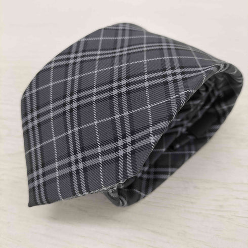バーバリーブラックレーベル BURBERRY BLACK LABEL チェック柄シルクネクタイ メンズ