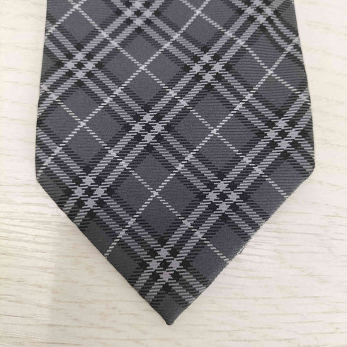 バーバリーブラックレーベル BURBERRY BLACK LABEL チェック柄シルクネクタイ メンズ