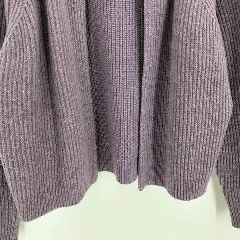 ビューティーアンドユースユナイテッドアローズ BEAUTY & YOUTH UNITED ARROWS ウール畦ノーボタンカーディガン レディース