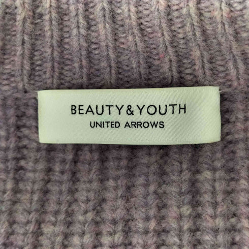 ビューティーアンドユースユナイテッドアローズ BEAUTY & YOUTH UNITED ARROWS ウール畦ノーボタンカーディガン レディース