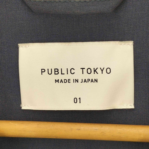 パブリックトウキョウ PUBLIC TOKYO 19SS ドライステッチオープンカラーシャツ メンズ