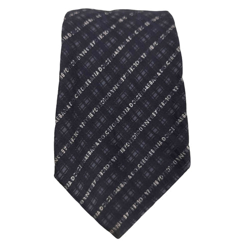 ドルチェアンドガッバーナ DOLCE&GABBANA イタリア製 総柄シルクネクタイ メンズ