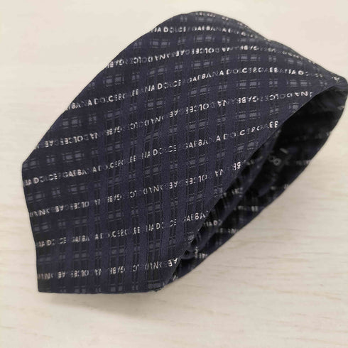 ドルチェアンドガッバーナ DOLCE&GABBANA イタリア製 総柄シルクネクタイ メンズ