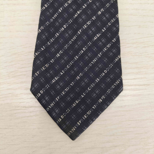 ドルチェアンドガッバーナ DOLCE&GABBANA イタリア製 総柄シルクネクタイ メンズ