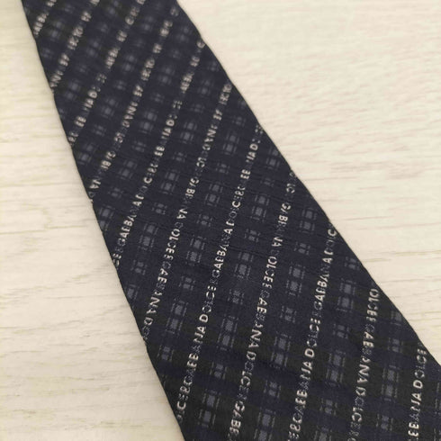 ドルチェアンドガッバーナ DOLCE&GABBANA イタリア製 総柄シルクネクタイ メンズ