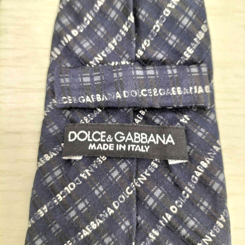 ドルチェアンドガッバーナ DOLCE&GABBANA イタリア製 総柄シルクネクタイ メンズ