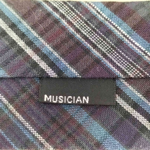 ラッドミュージシャン LAD MUSICIAN ラメストライプナローネクタイ メンズ