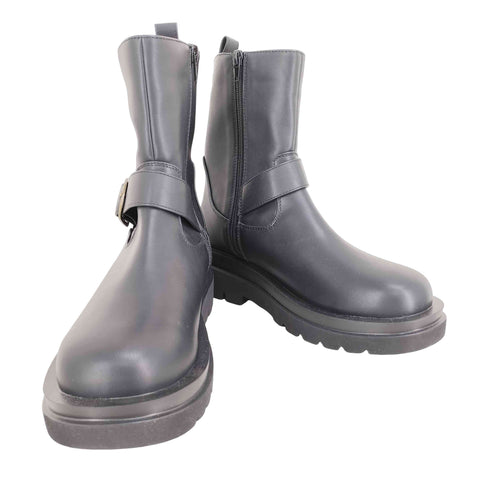 ラウナレア Launa lea レザー 厚底ショートブーツ レディース JPN:L