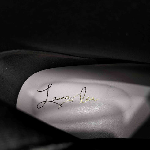 ラウナレア Launa lea レザー 厚底ショートブーツ レディース JPN:L