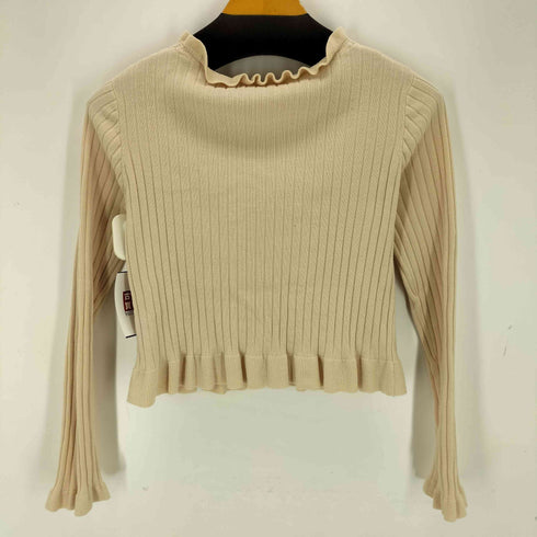 マウジー moussy RIB FRILL L/S カーディガン レディース FREE