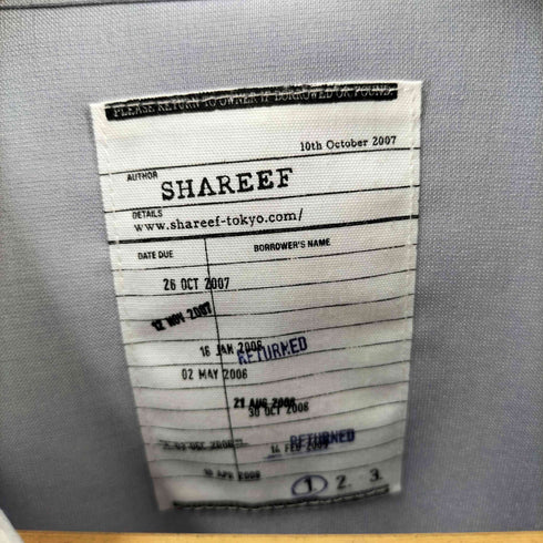 シャリーフ SHAREEF  SWITCHING S/S SHIRTS メンズ JPN:1