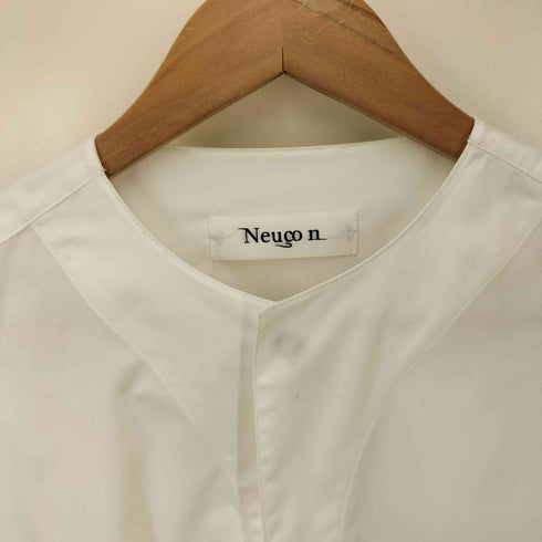 neucon プルオーバー ノーカラーシャツ メンズ