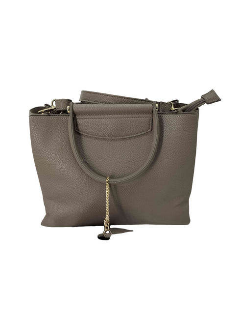 グッシオ GUSCIO バーハンドル 2WAYトートバッグ あおりポケット レディース