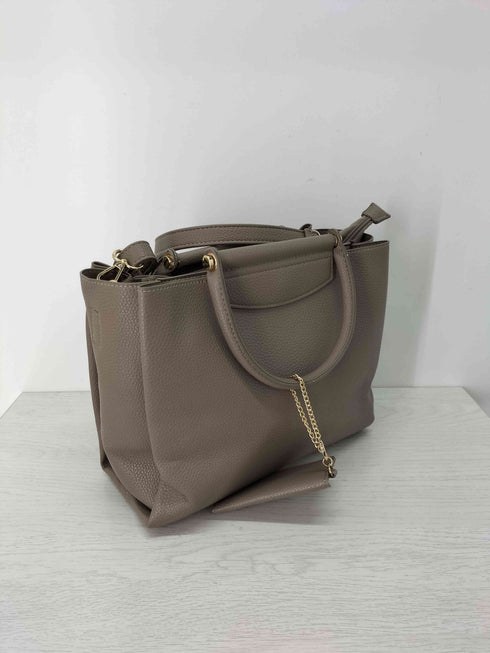 グッシオ GUSCIO バーハンドル 2WAYトートバッグ あおりポケット レディース