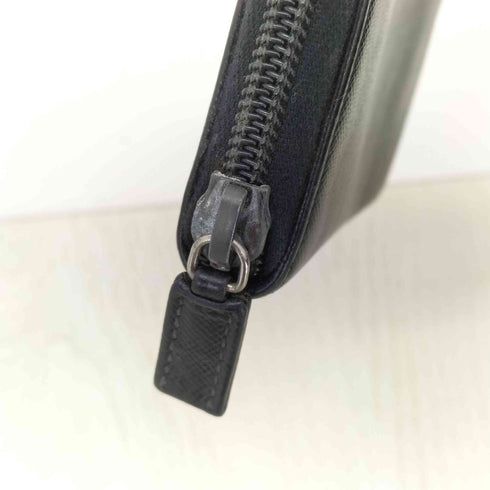 プラダ PRADA サフィアーノレザー ラウンドジップコインケース メンズ
