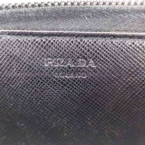 プラダ PRADA サフィアーノレザー ラウンドジップコインケース メンズ