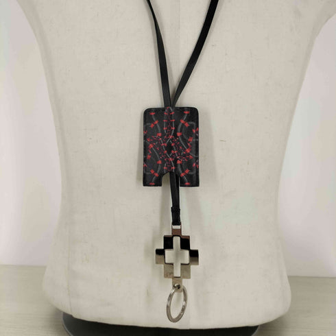 マルセロバーロン MARCELO BURLON TELGO KEY HOLDER ヘビ柄 ネックストラップ メンズ