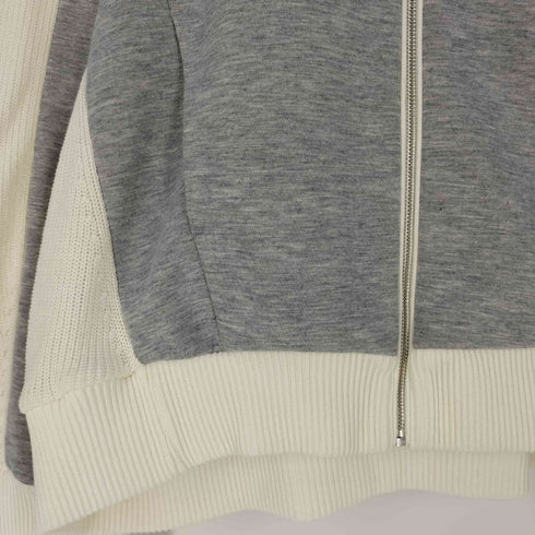 ダーマコレクション DAMA collection ニット ドッキング ジップパーカー レディース JPN:L