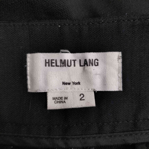 ヘルムートラング HELMUT LANG スモーキングウール 2タックスラックスパンツ レディース JPN:2
