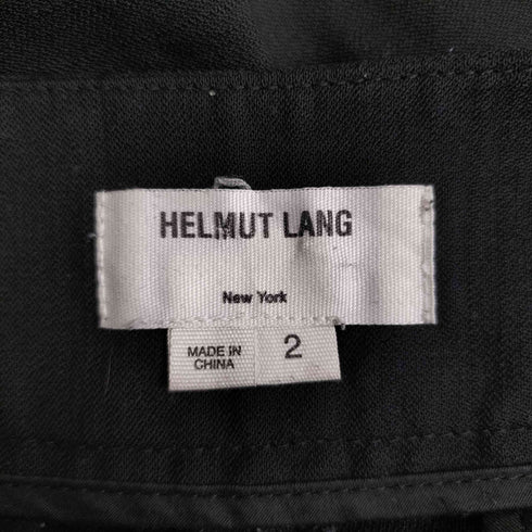 ヘルムートラング HELMUT LANG スモーキングウール 2タックスラックスパンツ レディース JPN:2