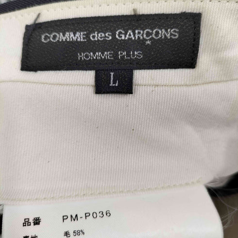 コムデギャルソンオムプリュス COMME des GARCONS HOMME PLUS AD2003 ウール混 1タック スラックス パンツ メンズ JPN:L