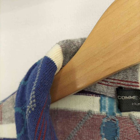 コムデギャルソンオムプリュス COMME des GARCONS HOMME PLUS AD1997 ネイティブ柄 ジップアップ ニットジャケット 再構築 メンズ