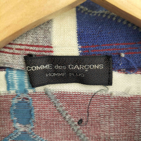 コムデギャルソンオムプリュス COMME des GARCONS HOMME PLUS AD1997 ネイティブ柄 ジップアップ ニットジャケット 再構築 メンズ