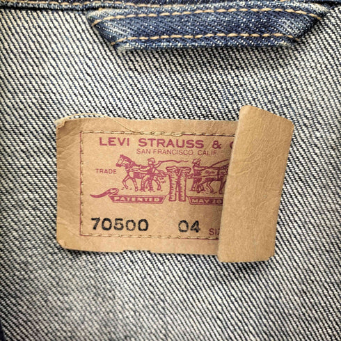 リーバイス Levis クロアチア製 ユーロ ボタン裏C01 70500 0401 3rd デニムトラッカージャケット メンズ JPN:XXL