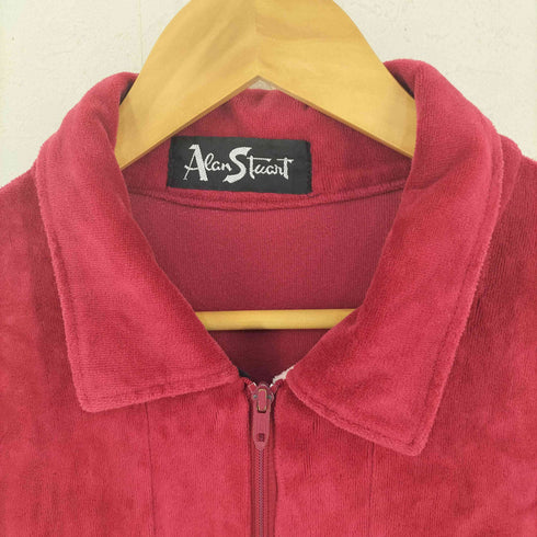 Alan Stuart 80-90s USA製 ベロアトラックジャケット メンズ import:L