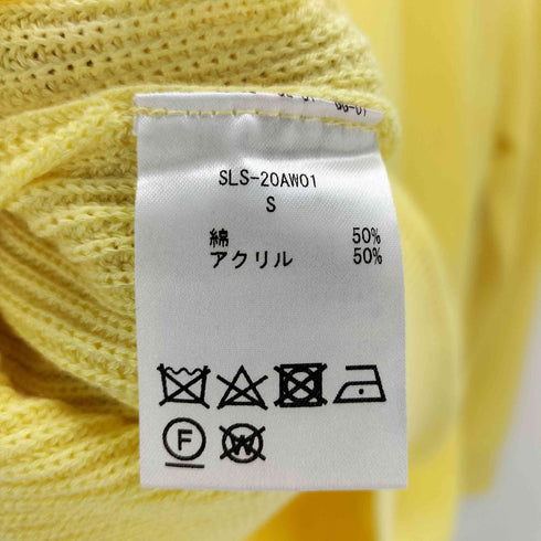 WP WESTPOINT ラグランスリーブ クルーネック コットン ニット メンズ import:S