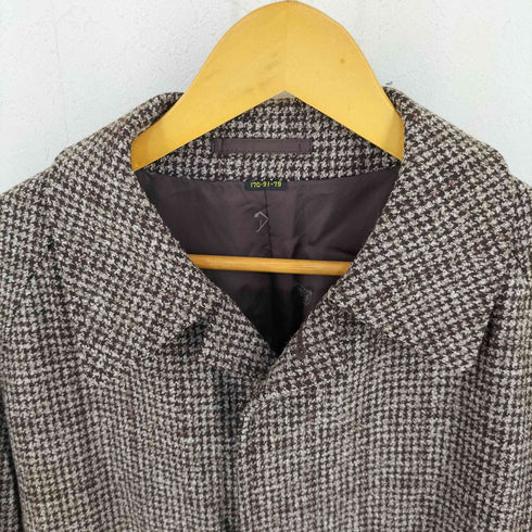 ツイードステンカラーコート メンズ 170.91.79