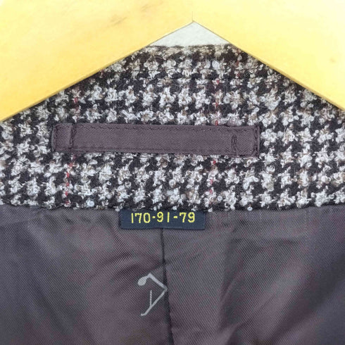 ツイードステンカラーコート メンズ 170.91.79