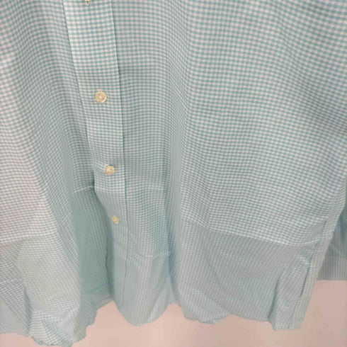 ブルックスブラザーズ BROOKS BROTHERS ロゴ刺繍 ポケット付き ボタンダウン ギンガムチェックシャツ メンズ import:L