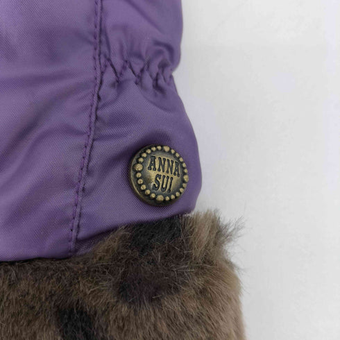 アナスイ ANNA SUI レオパードファーデザイン パデットグローブ y2k レディース