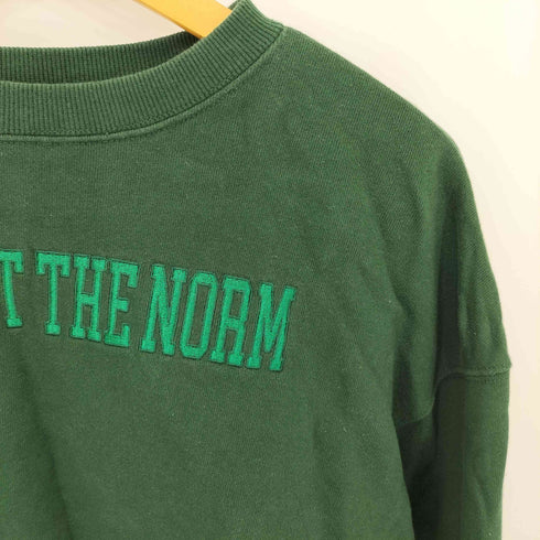 フーズフーギャラリー W.W.G PERVERT THE NORM 刺繍 クロップド スウェットトレーナー レディース