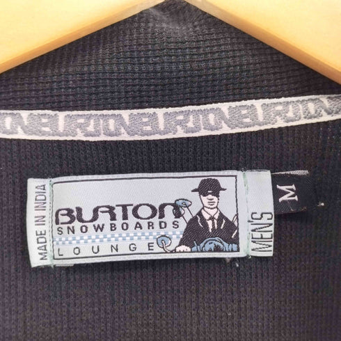 バートン BURTON 90s 襟付き 長袖 ロンT ポロシャツ メンズ import:M