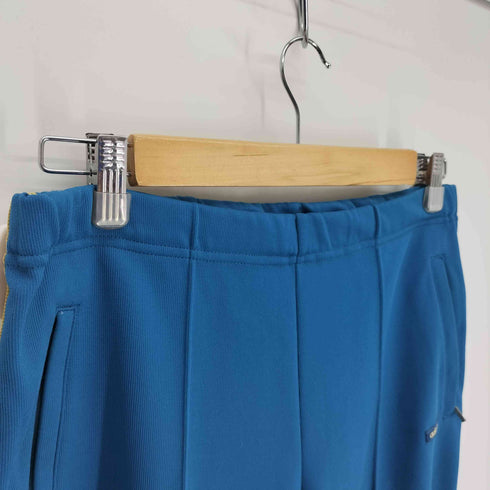 アディダス adidas 70-80S  デサント 西ドイツ製 金刺繍 TECHNO テクノ トレフォイルロゴボタン 刺繍 サイドライン センタープレス トラックパンツ ユニセックス メンズ  80