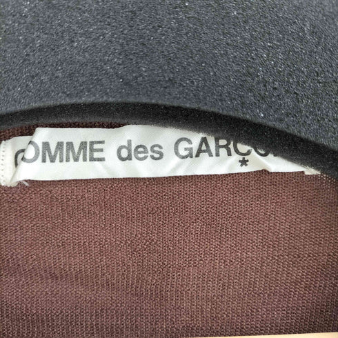 コムデギャルソン COMME des GARCONS AD2001 フロントプリント Vネック ニット レディース