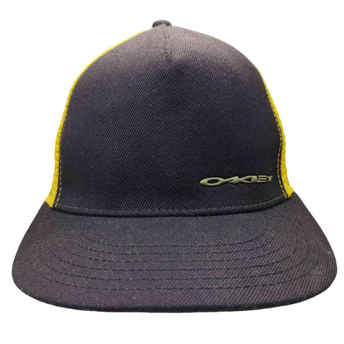 オークリー OAKLEY 90-00S 赤タグ ロゴ メッシュ キャップ バイカラー メンズ
