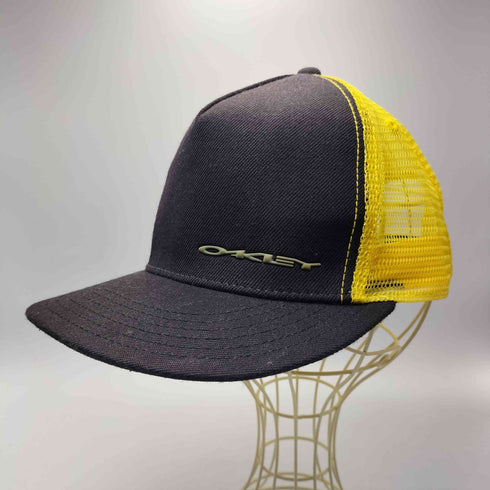 オークリー OAKLEY 90-00S 赤タグ ロゴ メッシュ キャップ バイカラー メンズ