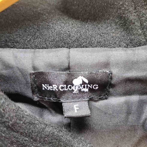 ニーアクロージング NIER CLOTHING ポケット刺繍入りダッフルコート レディース FREE