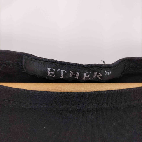 ETHER Foll Winter Season プリント ピチT Y2K レディース