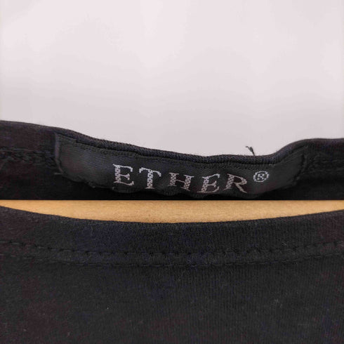 ETHER Foll Winter Season プリント ピチT Y2K レディース