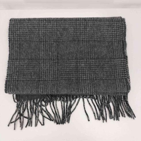 ポールスミス Paul Smith ロゴ刺繍 カシミヤ フリンジマフラー メンズ