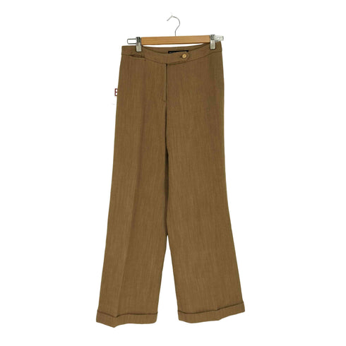 ラルフローレン アールエル RALPH RL LAUREN ヘリンボーン センタープレス ワイドスラックス レディース 11