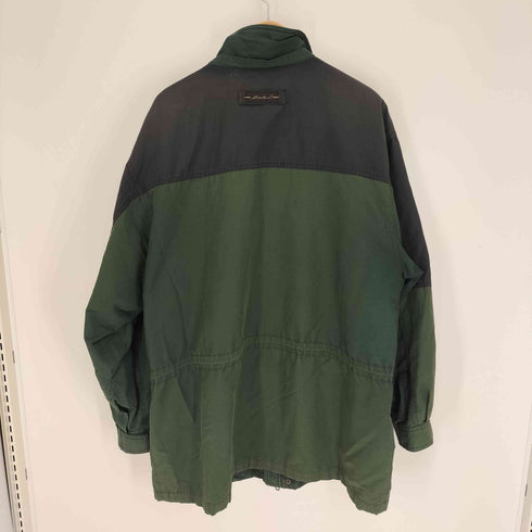 エディーバウアー Eddie Bauer 90-00S 黒タグ バイカラー ジップアップ マウンテンパーカー メンズ import:XL