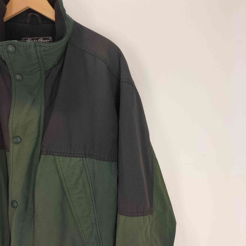 エディーバウアー Eddie Bauer 90-00S 黒タグ バイカラー ジップアップ マウンテンパーカー メンズ import:XL